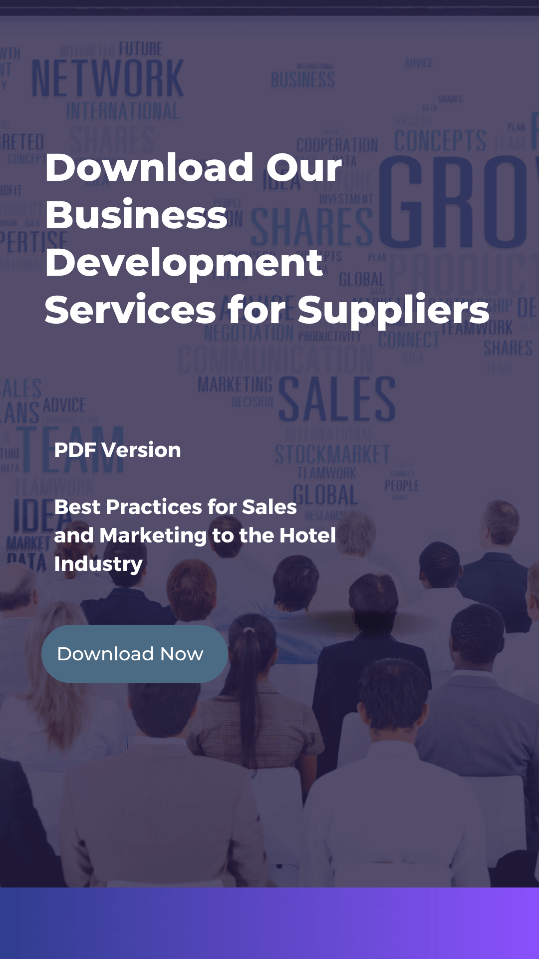 SERVICES FOR SUPPLIERS IN HOSPITALITY